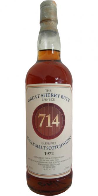 Glenlivet 1972 SV  The Great Sherry Butt