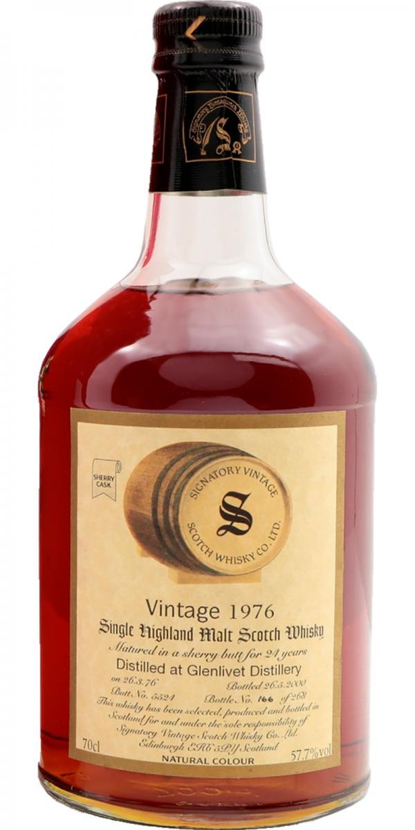Glenlivet 1976 SV  Vintage Collection - Dumpy