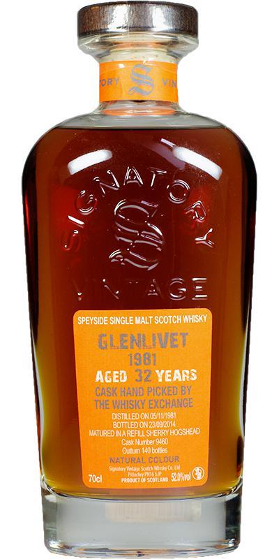 Glenlivet 1981 SV  Cask Strength Collection