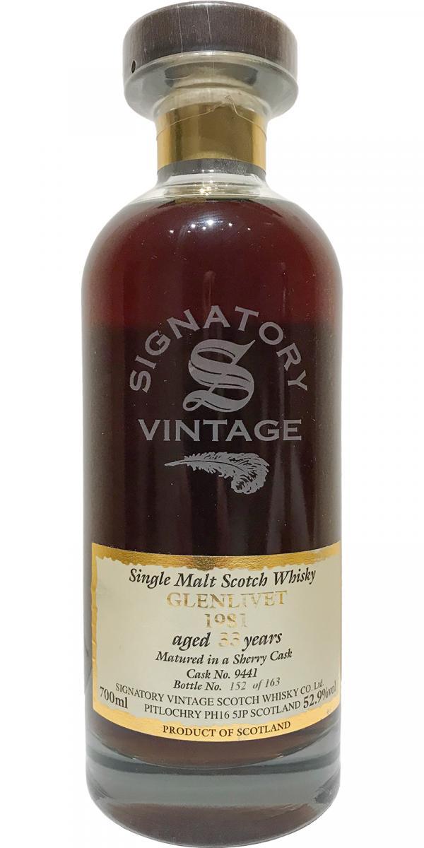 Glenlivet 1981 SV  Decanter Collection