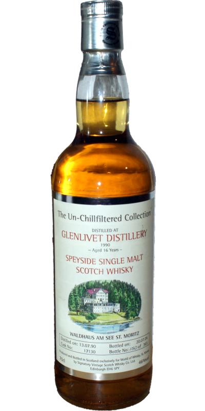 Glenlivet 1990 SV  The Un-Chillfiltered Collection - Waldhaus am See