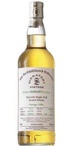Glenlivet 1990 SV  The Un-Chillfiltered Collection