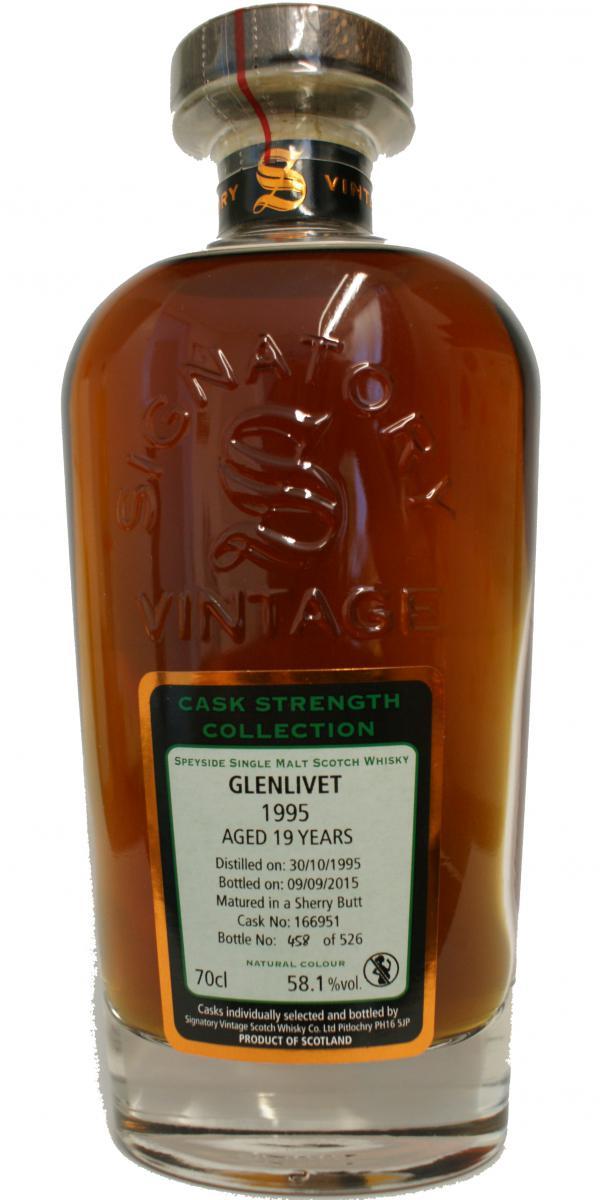 Glenlivet 1995 SV  Cask Strength Collection