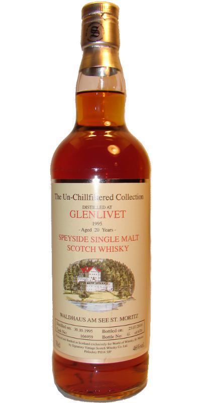Glenlivet 1995 SV  The Un-Chillfiltered Collection