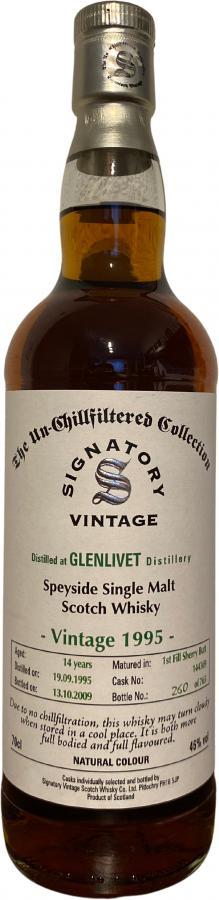 Glenlivet 1995 SV  The Un-Chillfiltered Collection