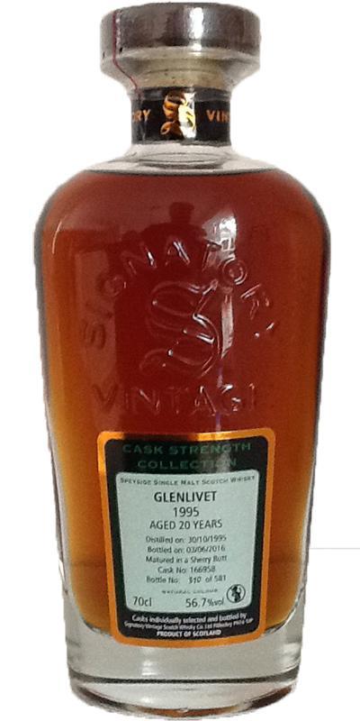 Glenlivet 1995 SV  Cask Strength Collection