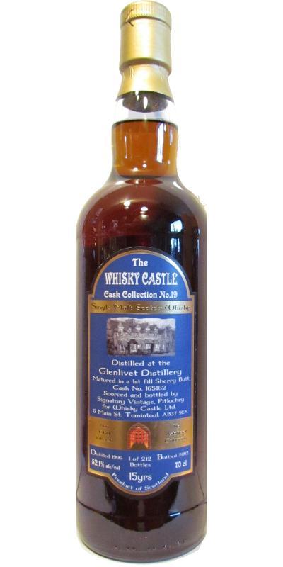 Glenlivet 1996 SV  Whisky Castle Cask Collection No.19
