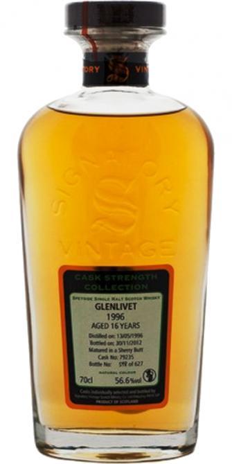 Glenlivet 1996 SV  Cask Strength Collection