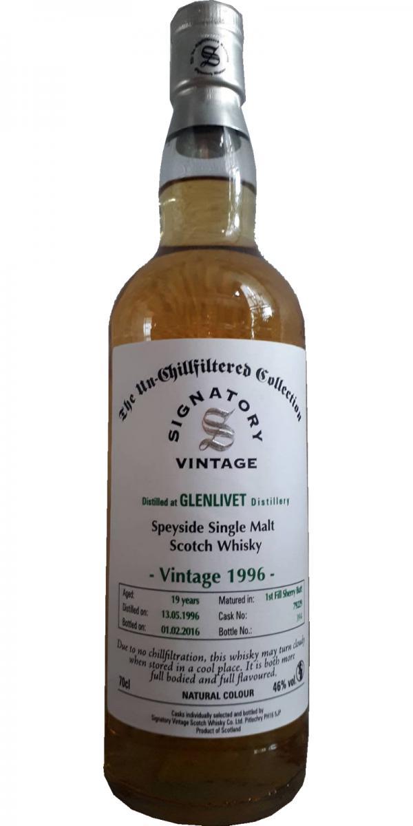 Glenlivet 1996 SV  The Un-Chillfiltered Collection