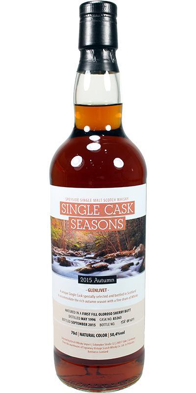 Glenlivet 1996 SV  Single Cask Seasons - Autumn 2015