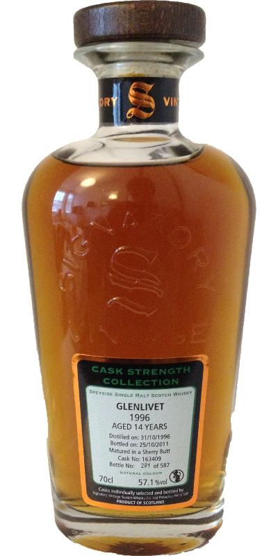 Glenlivet 1996 SV  Cask Strength Collection