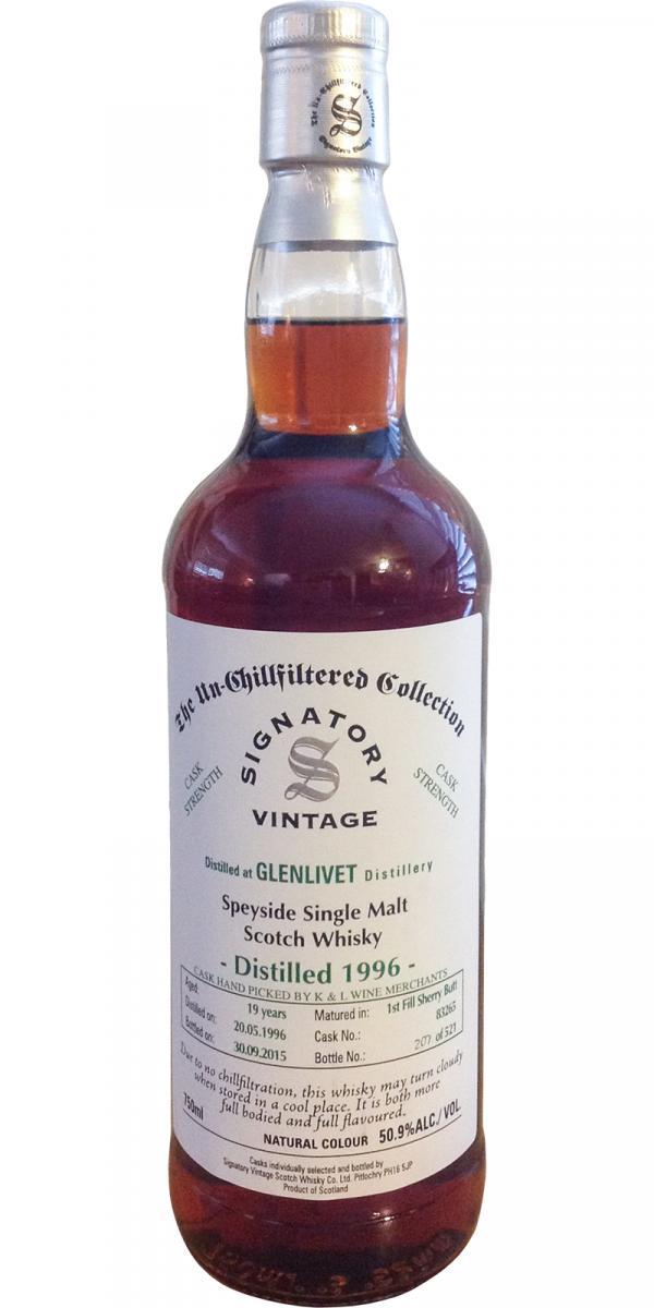 Glenlivet 1996 SV  The Un-Chillfiltered Collection - Cask Strength