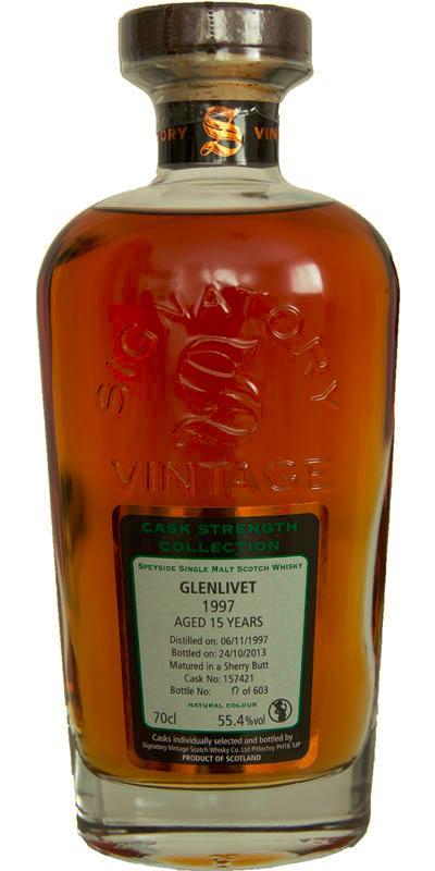 Glenlivet 1997 SV  Cask Strength Collection