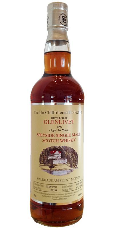 Glenlivet 1997 SV  The Un-Chillfiltered Collection - Waldhaus am See