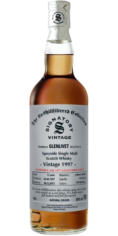 Glenlivet 1997 SV  The Un-Chillfiltered Collection