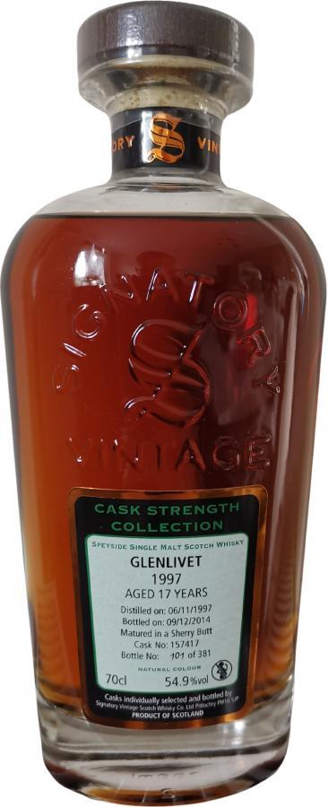 Glenlivet 1997 SV  Cask Strength Collection