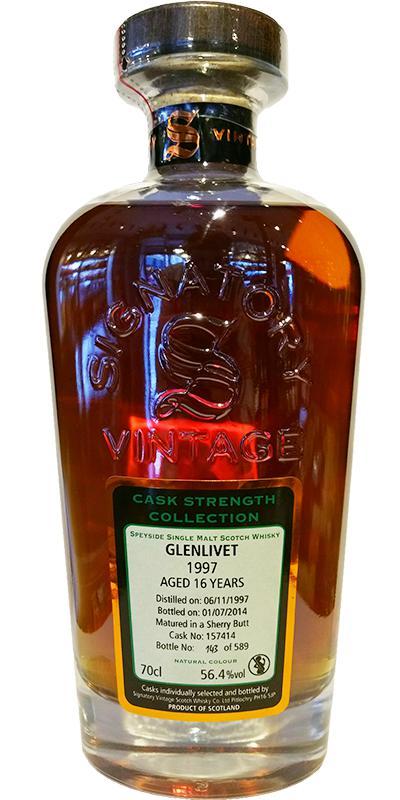 Glenlivet 1997 SV  Cask Strength Collection