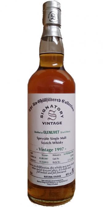 Glenlivet 1997 SV  The Un-Chillfiltered Collection
