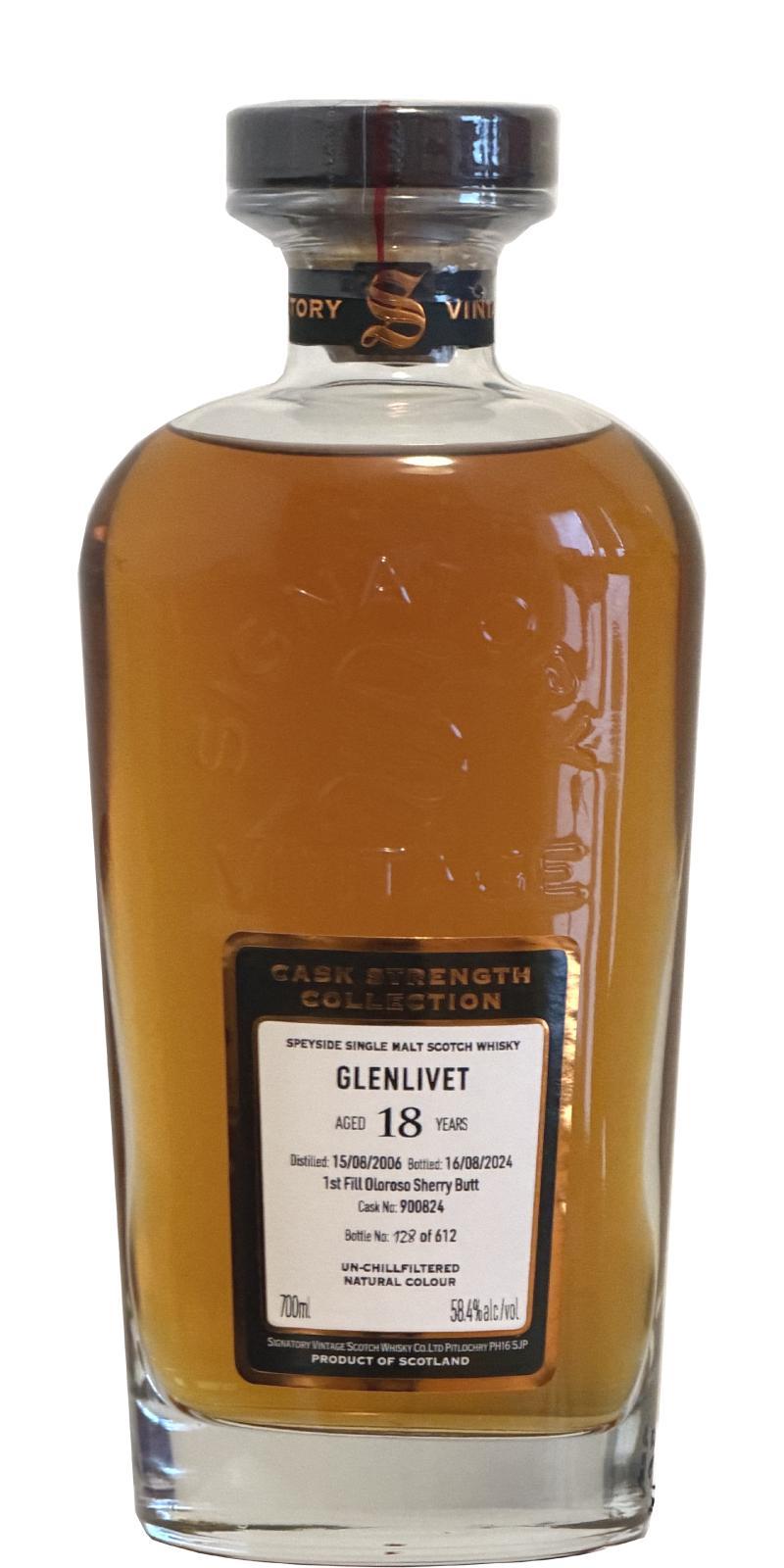 Glenlivet 2006 SV  The Cask Strength Collection