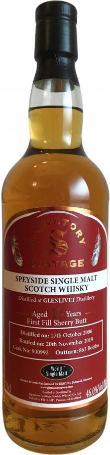 Glenlivet 2006 SV  Vintage