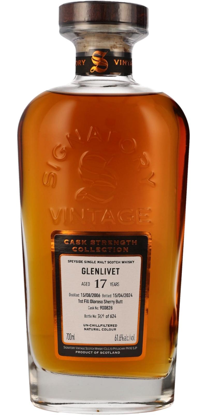 Glenlivet 2006 SV  Cask Strength Collection
