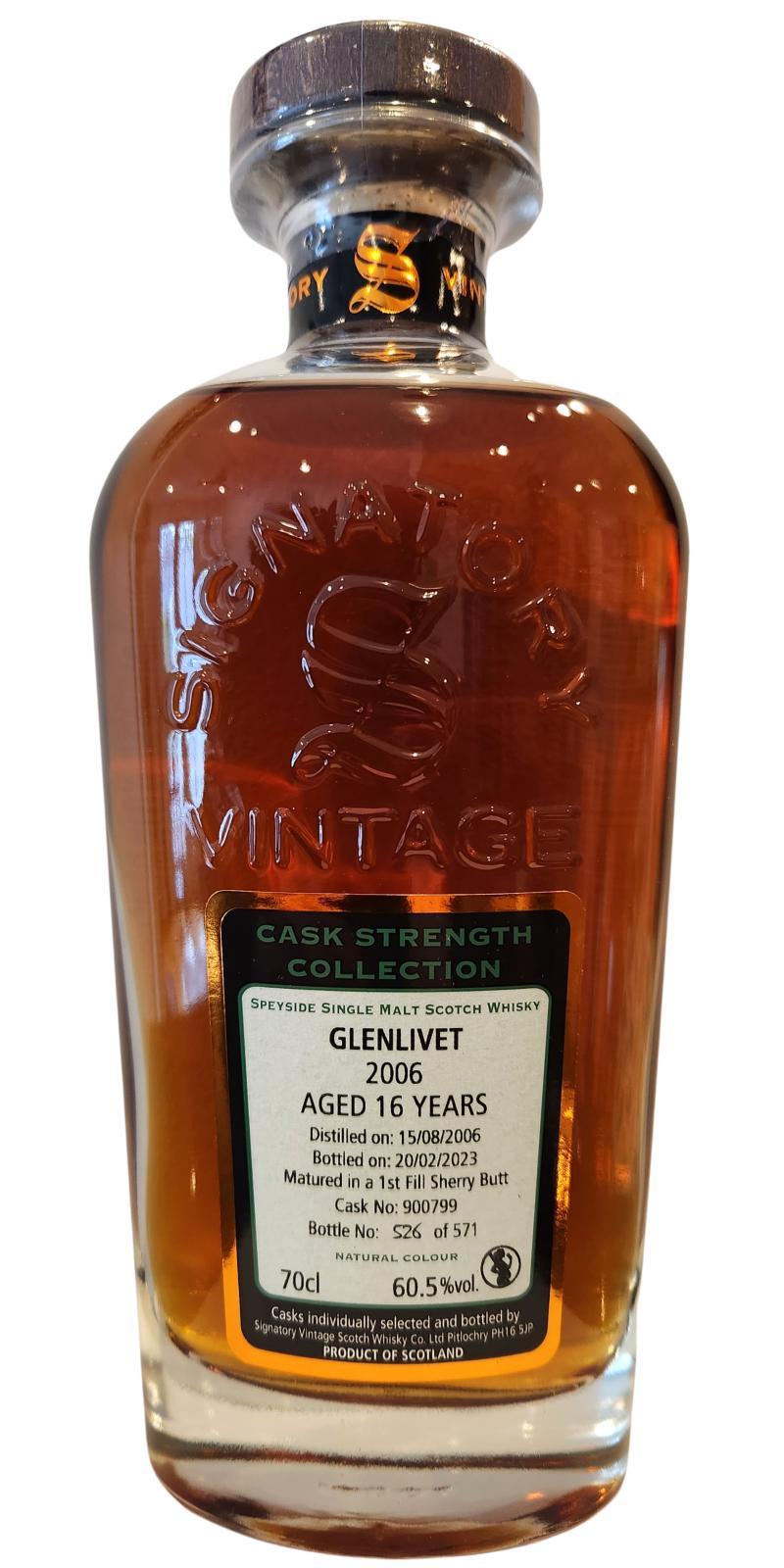 Glenlivet 2006 SV  Cask Strength Collection