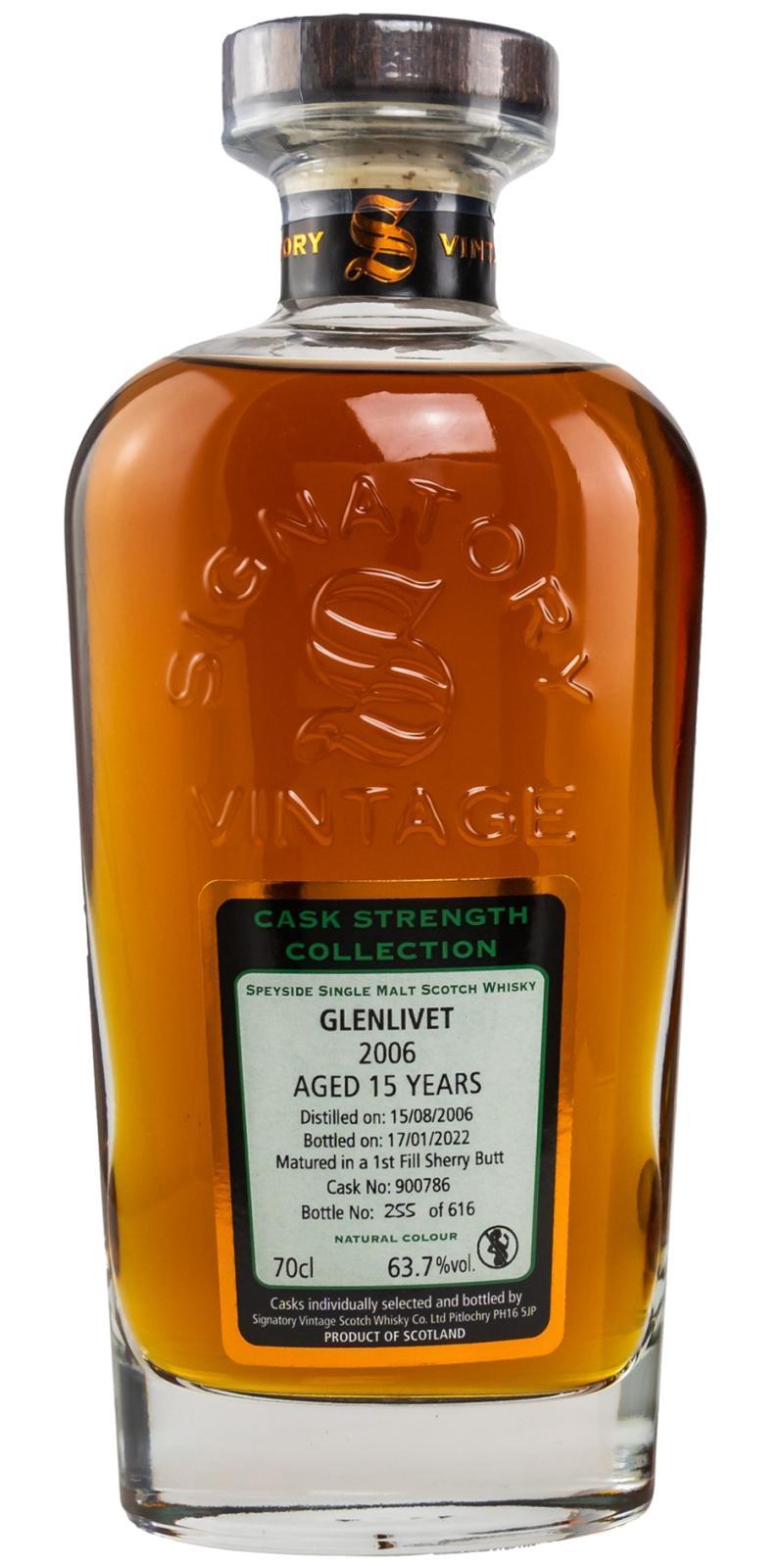 Glenlivet 2006 SV  Cask Strength Collection