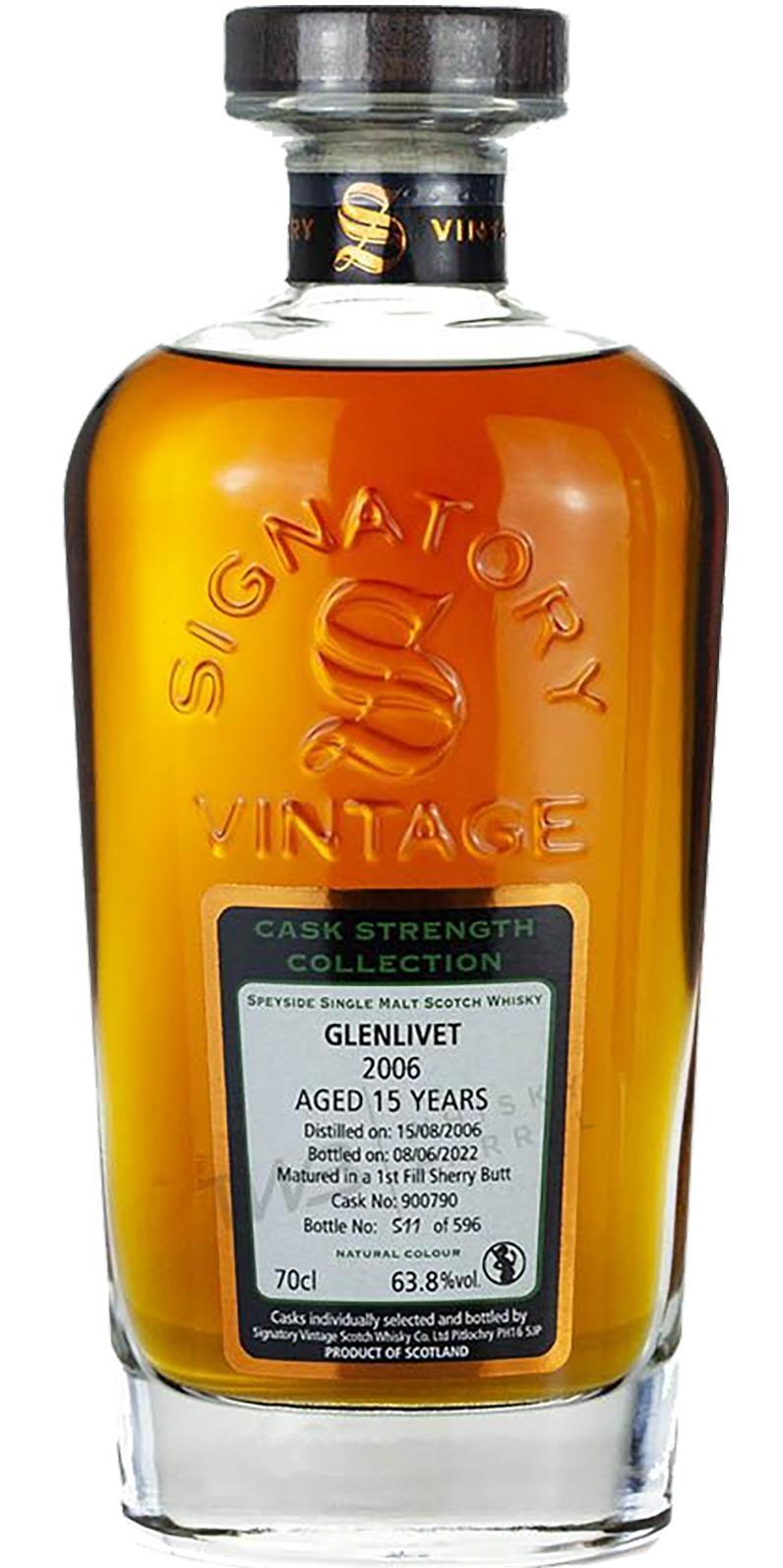 Glenlivet 2006 SV  Cask Strength Collection