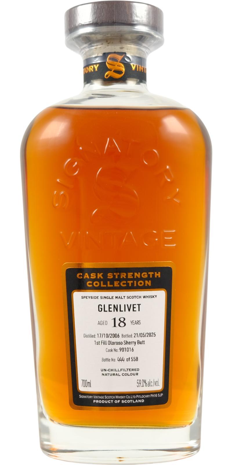 Glenlivet 2006 SV  Cask Strength Collection