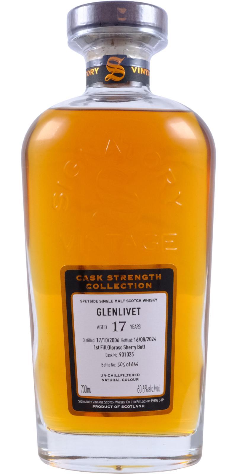 Glenlivet 2006 SV  Cask Strength Collection