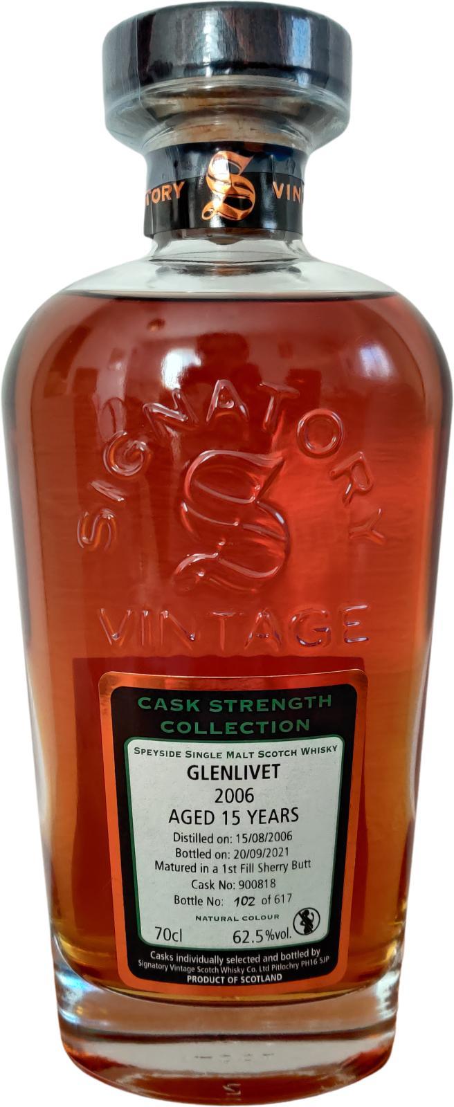 Glenlivet 2006 SV  Cask Strength Collection