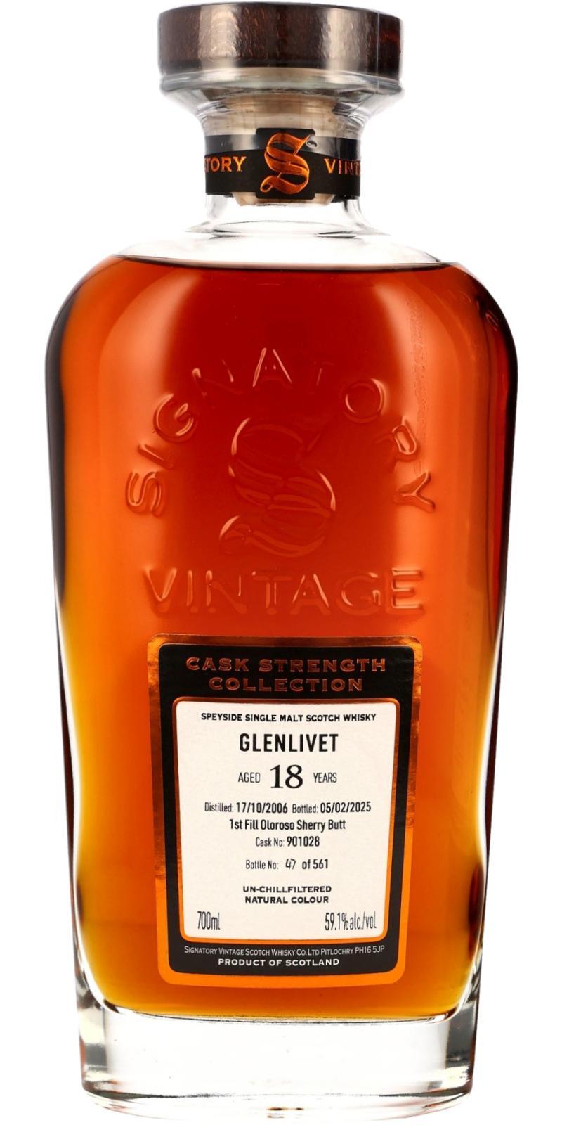 Glenlivet 2006 SV  Cask Strength Collection