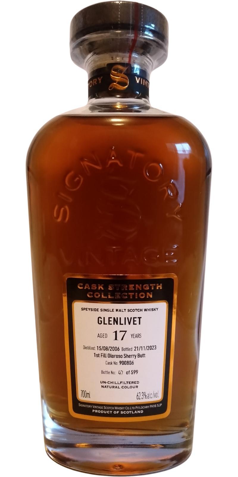 Glenlivet 2006 SV  Cask Strength Collection