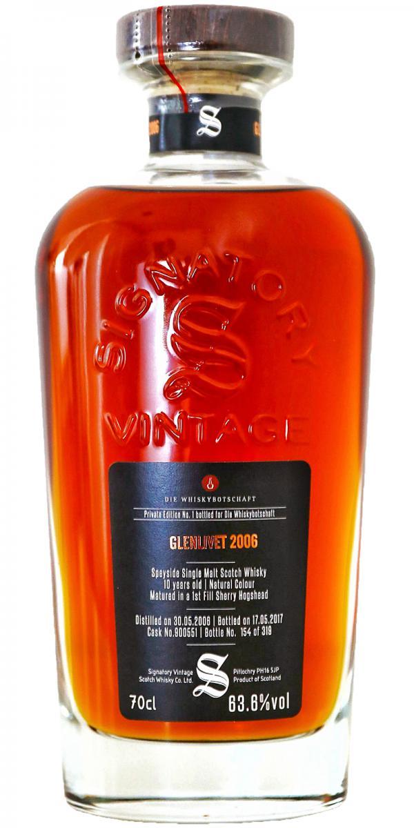 Glenlivet 2006 SV  Cask Strength Collection