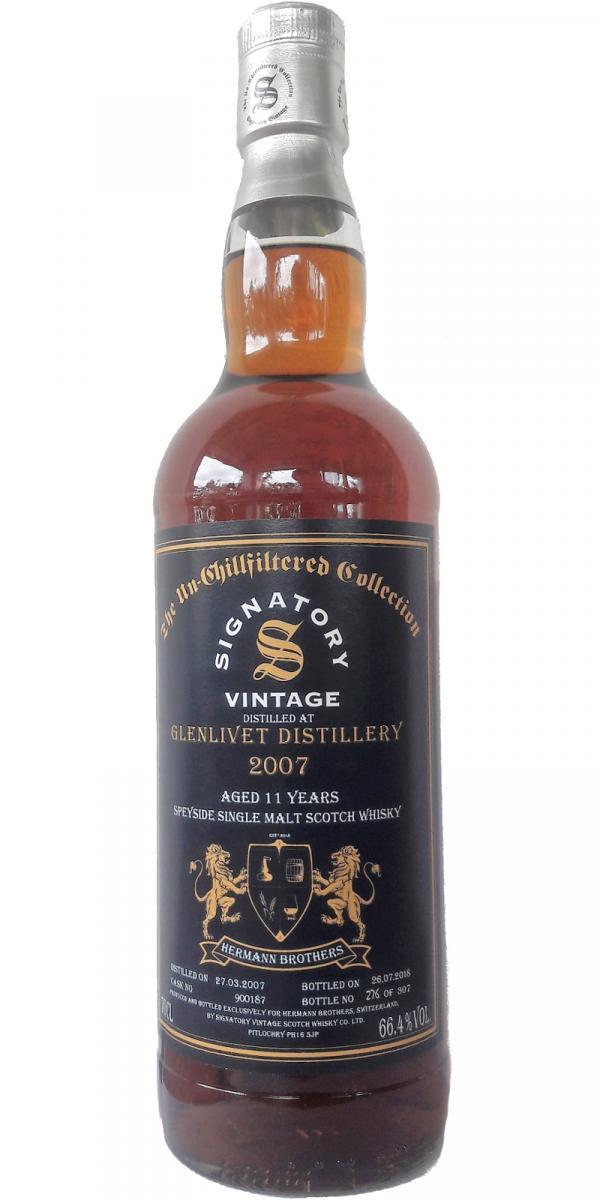 Glenlivet 2007 SV  The Un-Chillfiltered Collection - Cask Strength