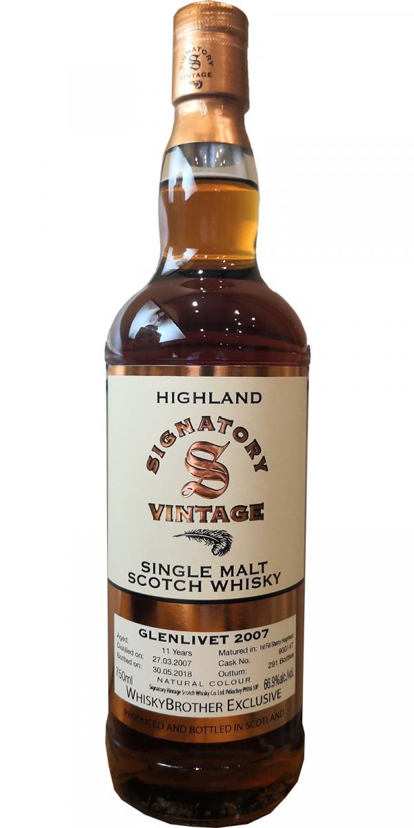 Glenlivet 2007 SV  Vintage Collection