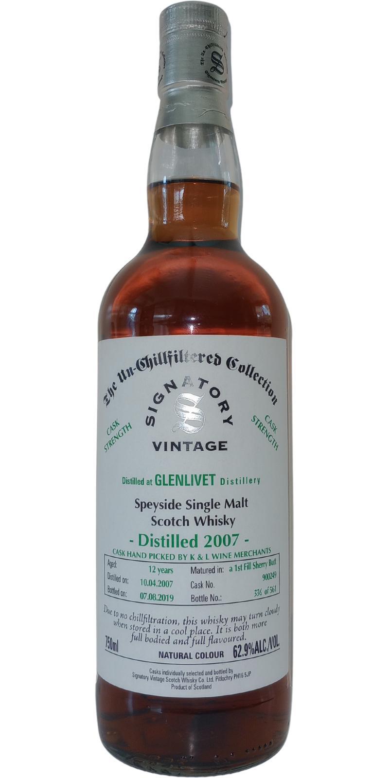Glenlivet 2007 SV  The Un-Chillfiltered Collection