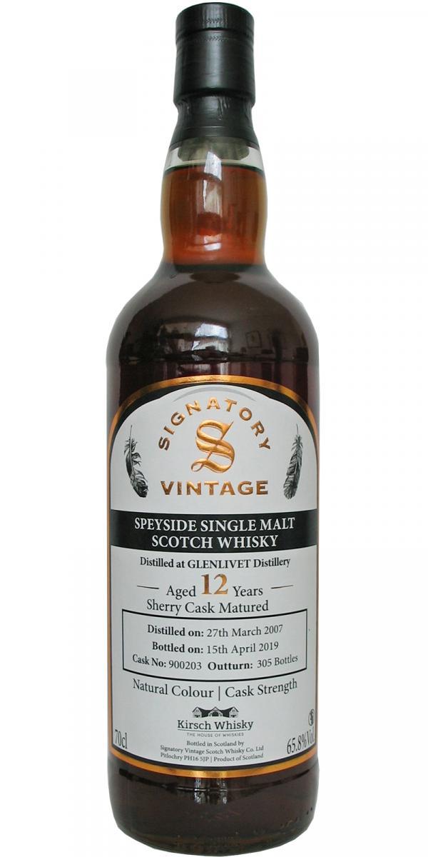 Glenlivet 2007 SV  Natural Colour | Cask Strength