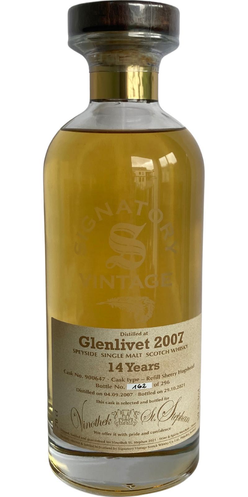 Glenlivet 2007 SV  Cask Strength