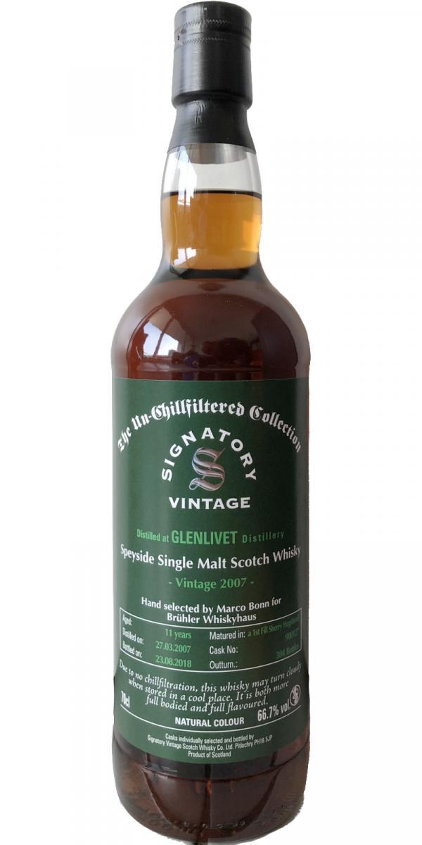 Glenlivet 2007 SV  The Un-Chillfiltered Collection