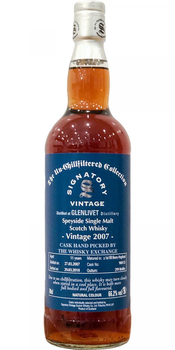 Glenlivet 2007 SV  The Un-Chillfiltered Collection