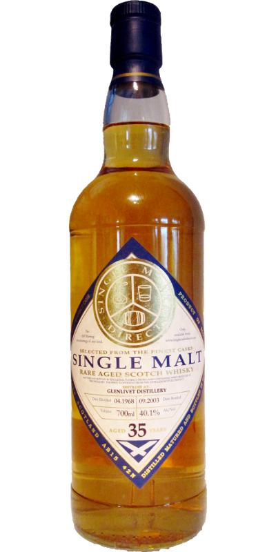 Glenlivet 1968 SMD  Rare Aged Scotch Whisky