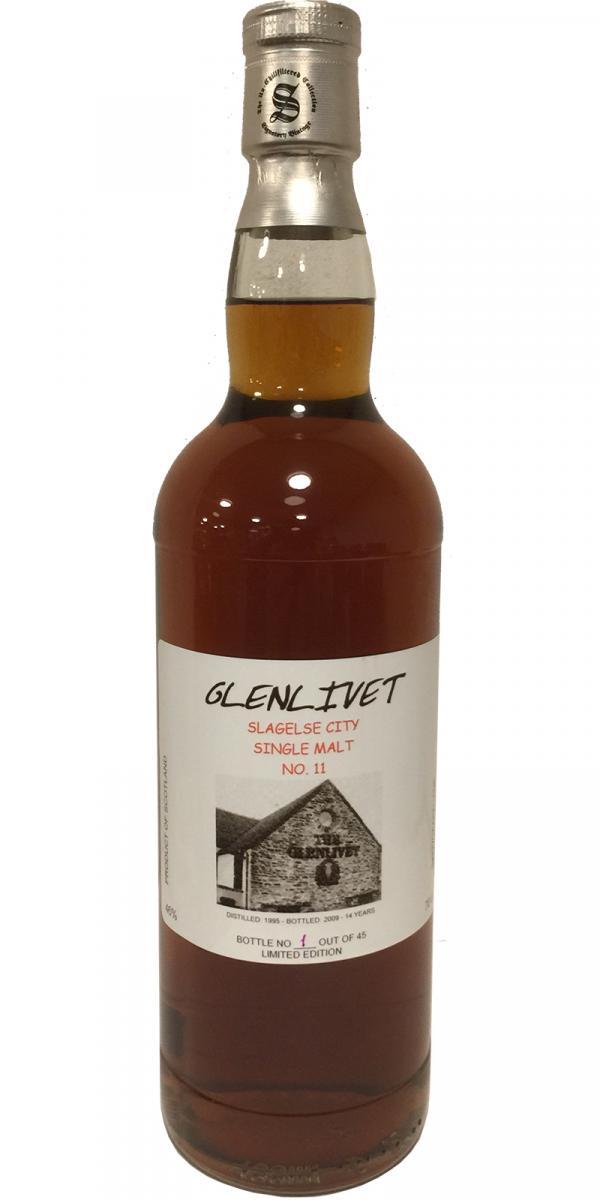 Glenlivet 1995 SkV  Single City Malt Slagelse no. 11