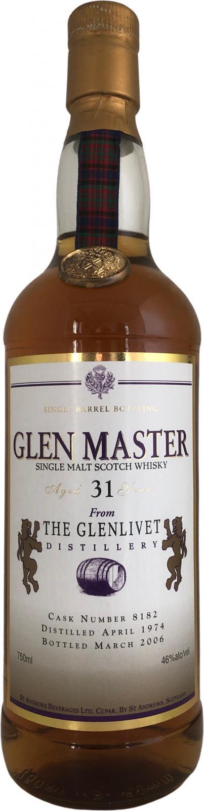 Glenlivet 1974 SAB  Glen Master