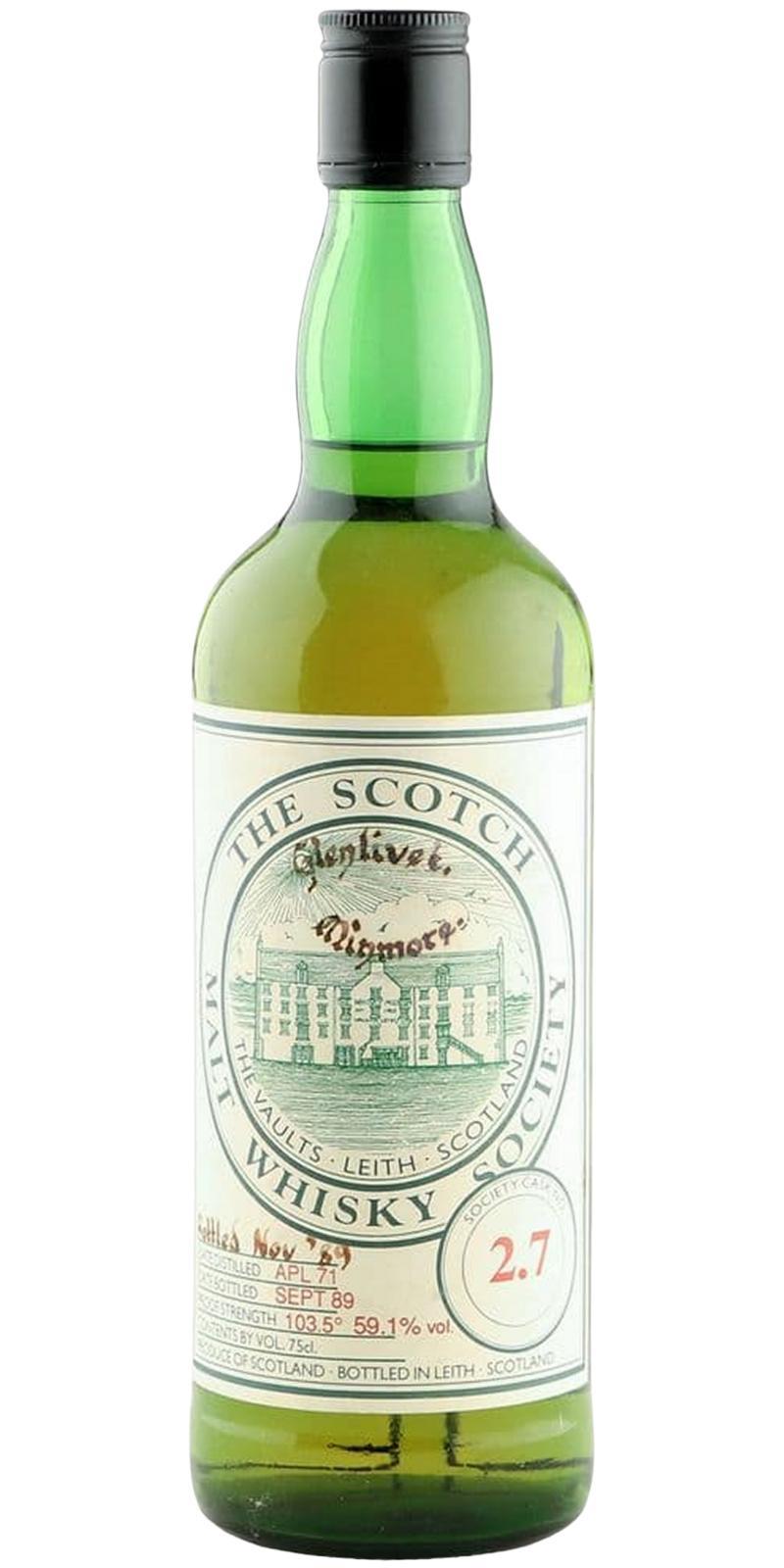 Glenlivet 1971 SMWS 2.7