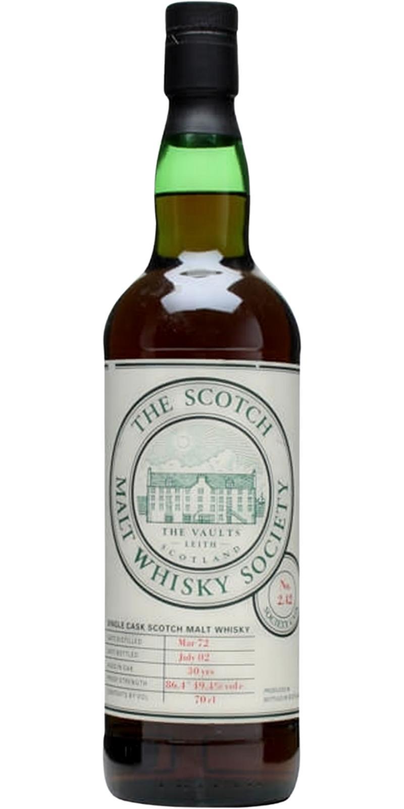 Glenlivet 1972 SMWS 2.42  Fruit Polos in Wax Paper