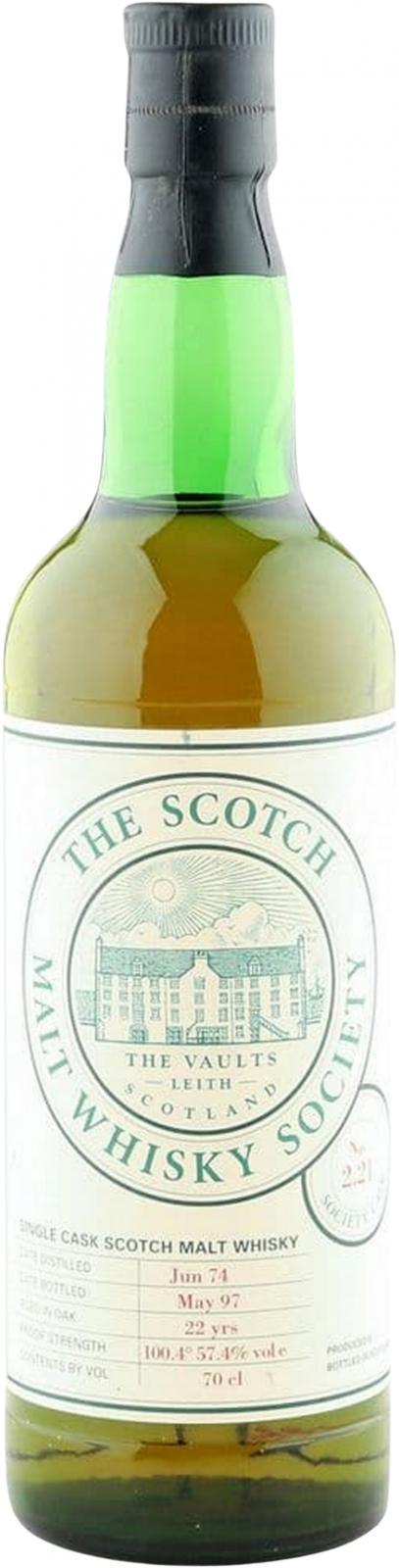 Glenlivet 1974 SMWS 2.21  Scotch trifle