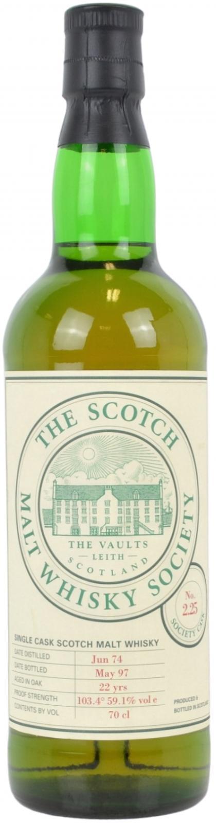 Glenlivet 1974 SMWS 2.25  Angel cakes and lemon chicken