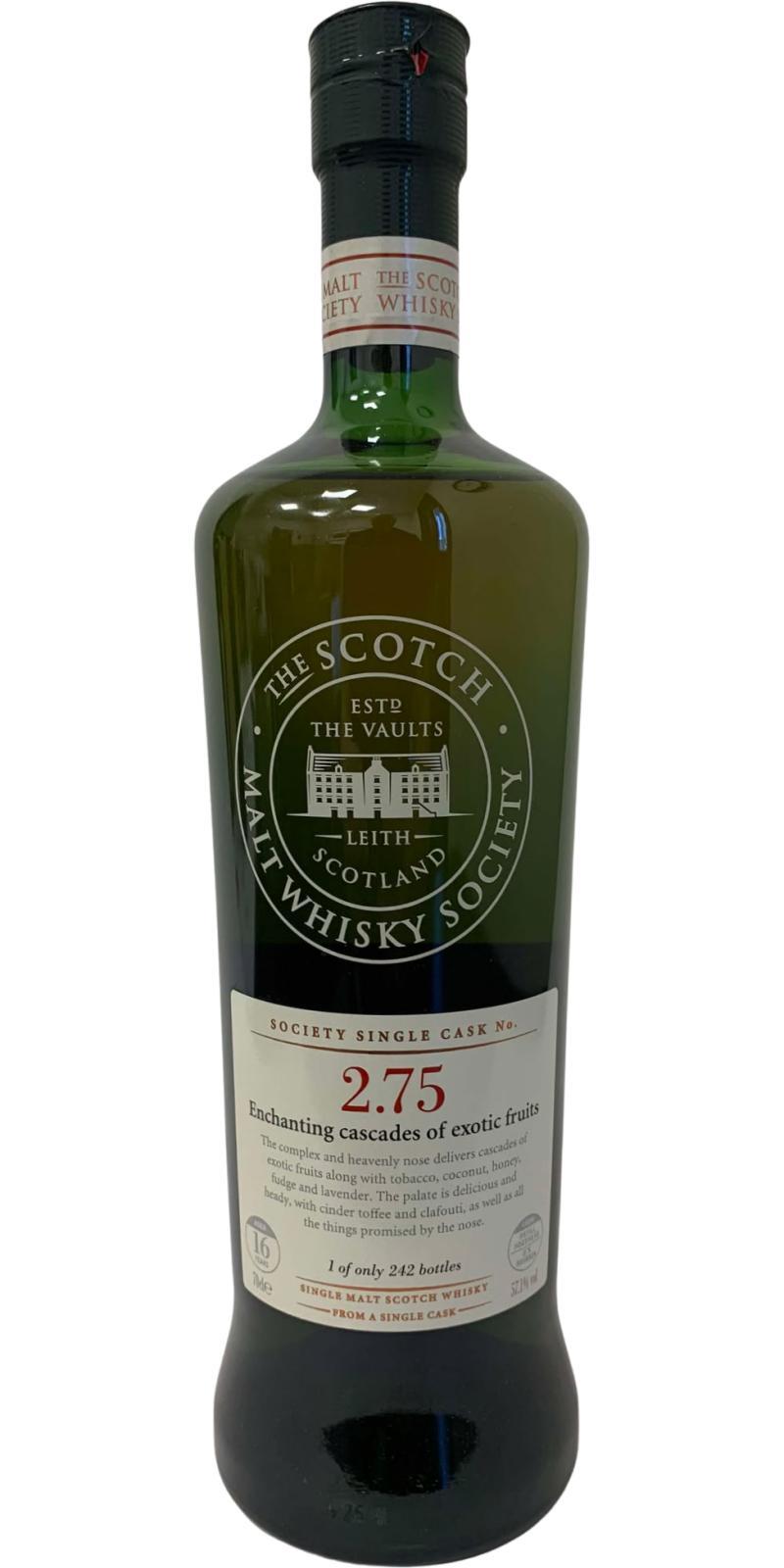 Glenlivet 1993 SMWS 2.75  Enchanting cascades of exotic fruits