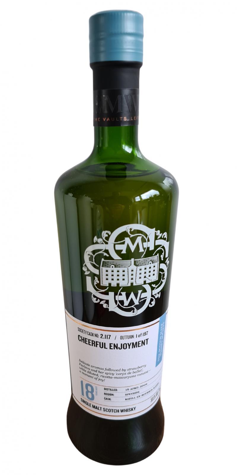 Glenlivet 2002 SMWS 2.117  Cheerful enjoyment